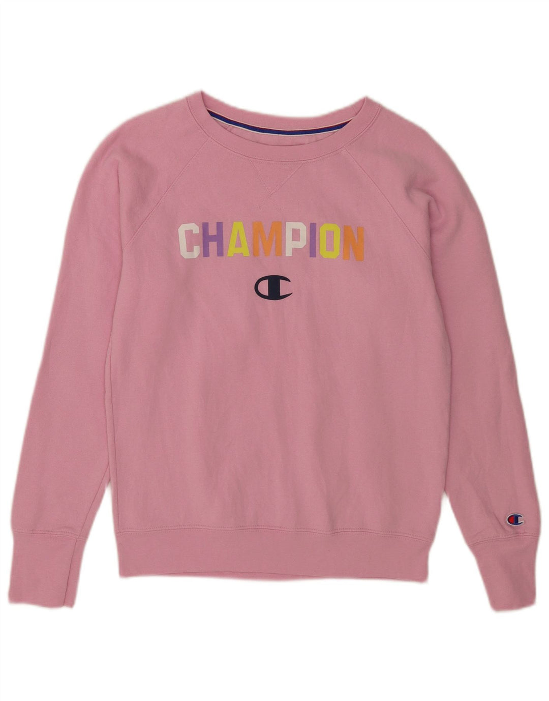 Pulover cu grafic pentru femei Champion UK 10 Poliester roz mic