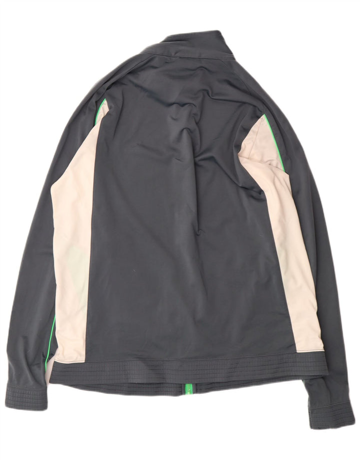 CHAMPION Mens Tracksuit Top Jacket 2XL Grey Colourblock Polyester