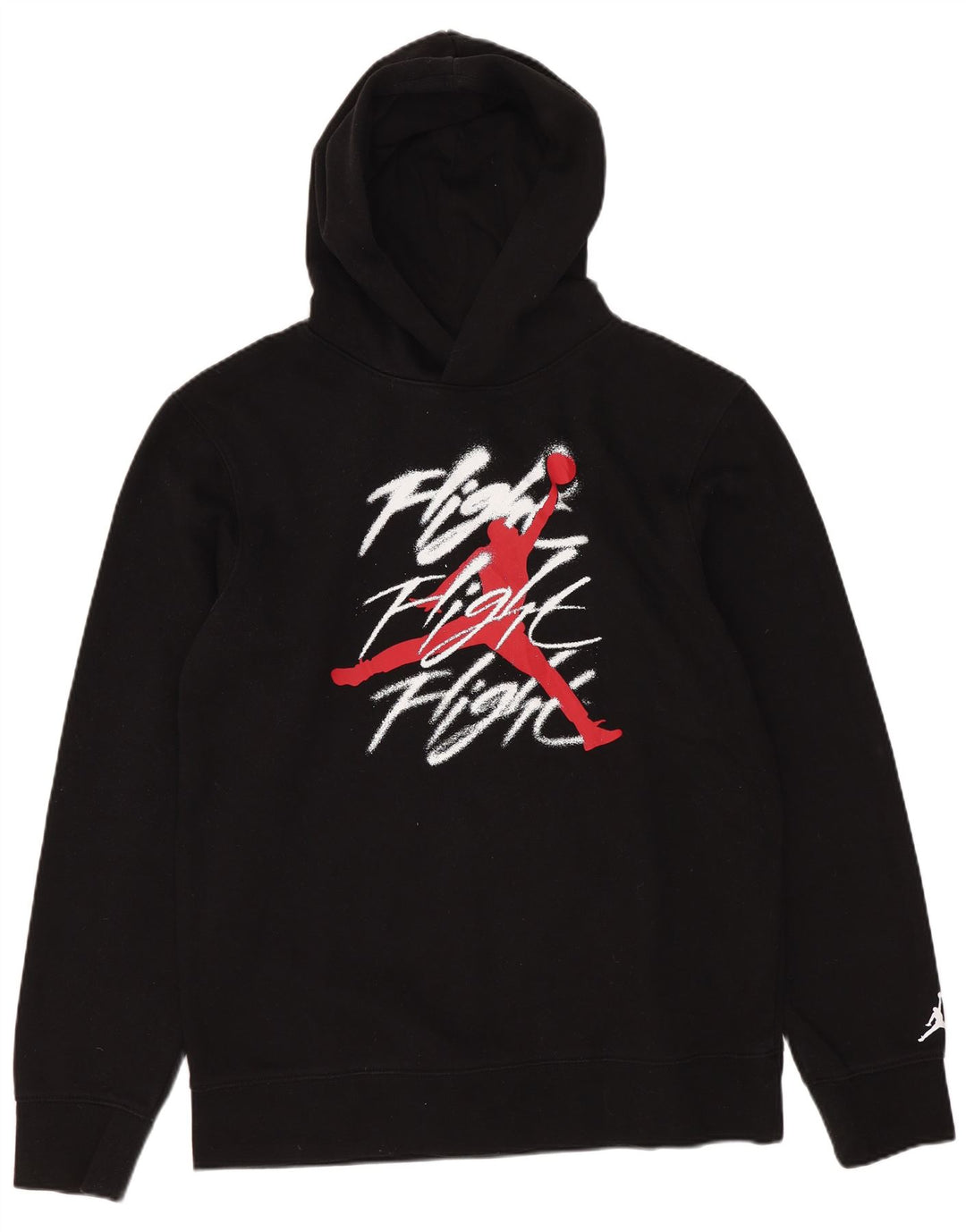 Jumper Jordan pentru băieți cu capota grafic 13-14 ani XL negru