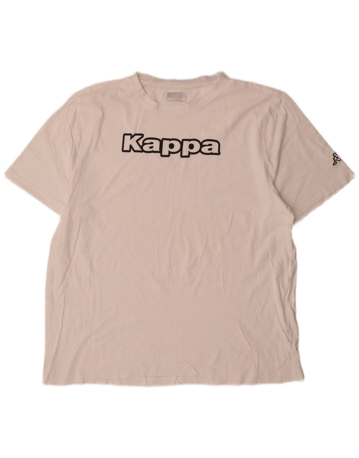 Tricou grafic pentru bărbați Kappa Top 2XL Alb