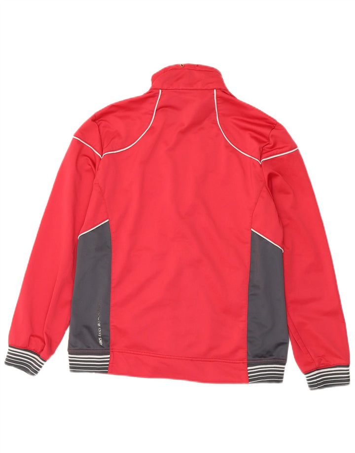 Jachetă de top pentru trening Asics pentru femei UK 18 XL, roz, poliester color bloc