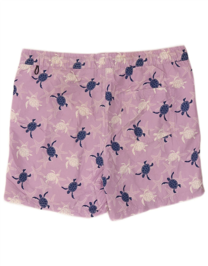 Pantaloni scurți de înot cu grafică Jack & Jones pentru bărbați, poliester violet mic