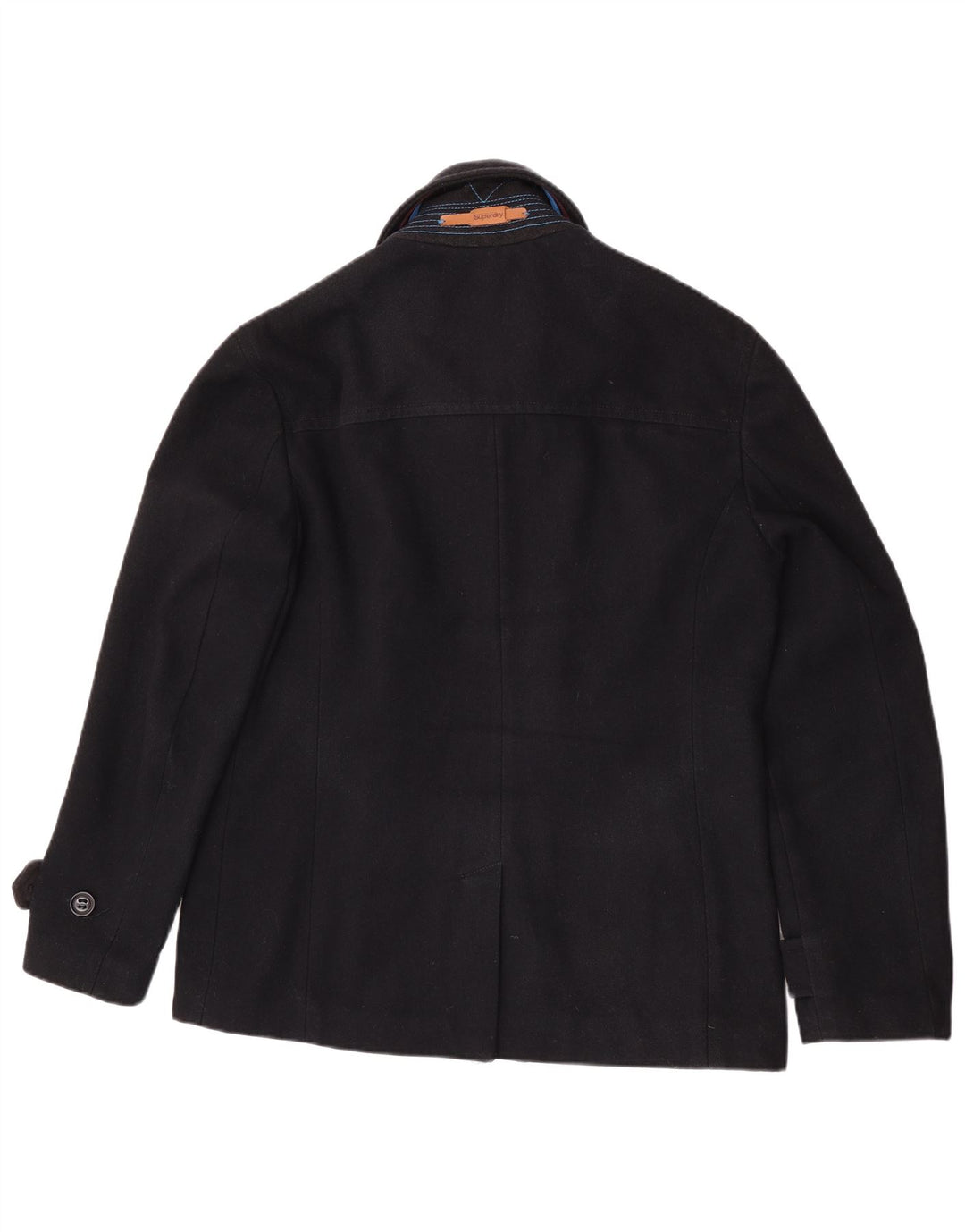 Palton de măzăre pentru femei Superdry UK 20 2XL Lână bleumarin