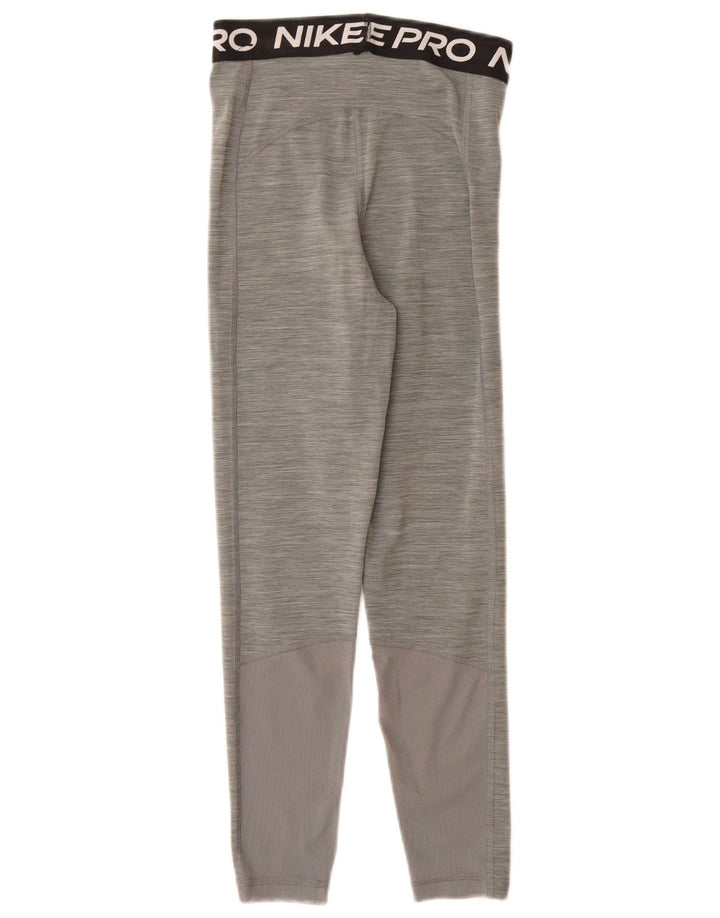 Leggings cu grafice Nike Dri Fit pentru femei UK 6 XS poliester gri