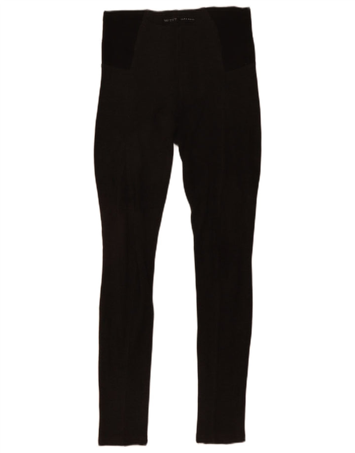Leggings pentru femei Zara UK 4 XS Gri Colorblock