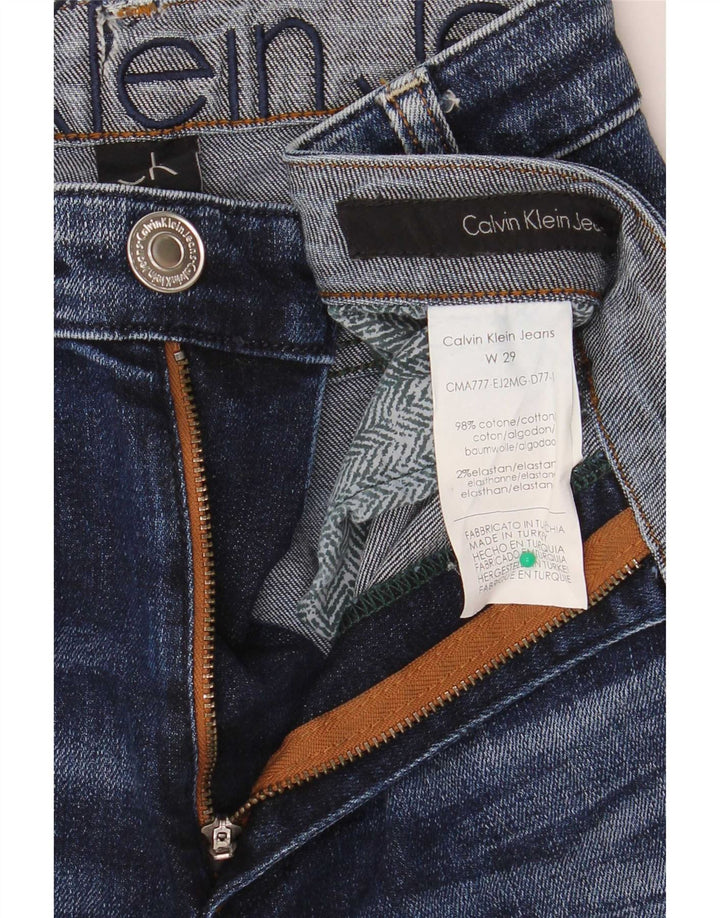 Blugi slim pentru femei Calvin Klein W29 L30 bumbac bleumarin