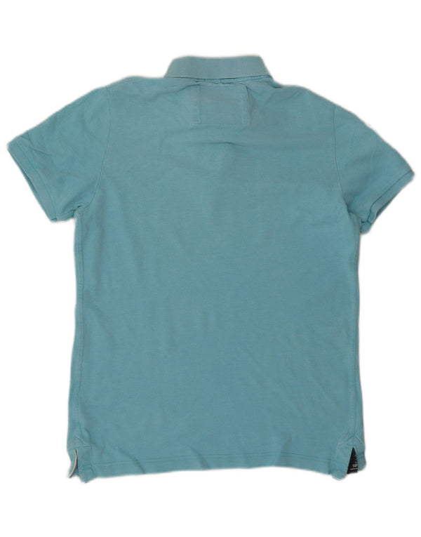 Tricou polo grafic pentru bărbați Superdry XL, bumbac albastru