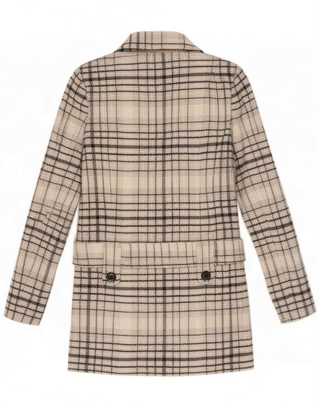 Jane Norman Pardesiu pentru femei UK 8 Small Griy Check Wool