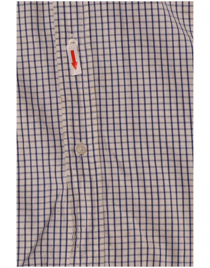 Cămașă Fila Bărbați Medium Blue Check Bumbac