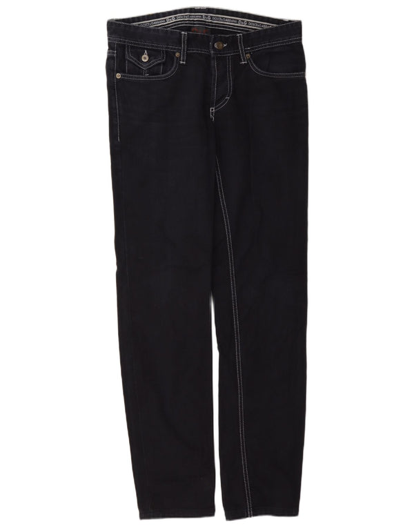 Blugi drepti pentru femei Dolce & Gabbana L30 L32 Bumbac bleumarin