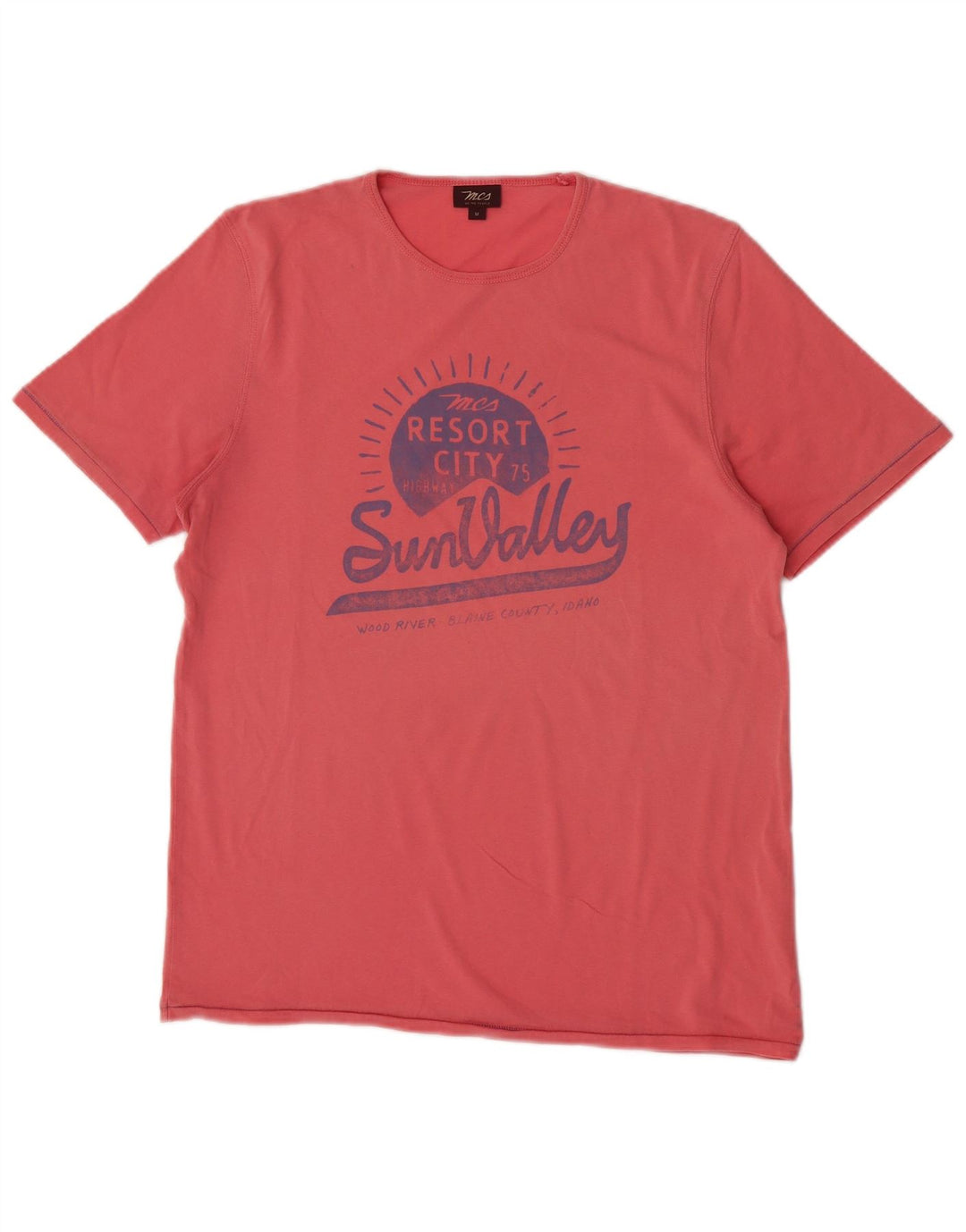 Tricou grafic Marlboro Classics pentru bărbați Top, bumbac roz mediu