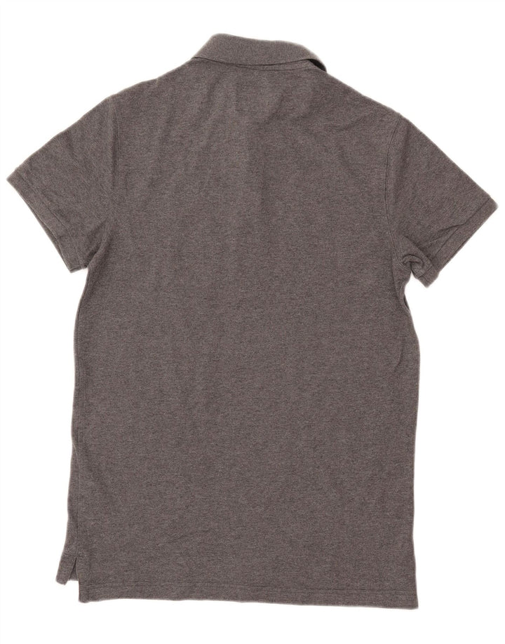 ABERCROMBIE & FITCH Cămașă polo pentru bărbați, bumbac, gri mic