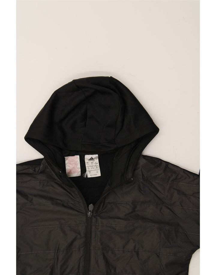 ADIDAS Boys MESSI Tracksuit Top Jacket 13-14 Years Black Colourblock Vintage Adidas and Second-Hand Adidas from Messina Hembry 