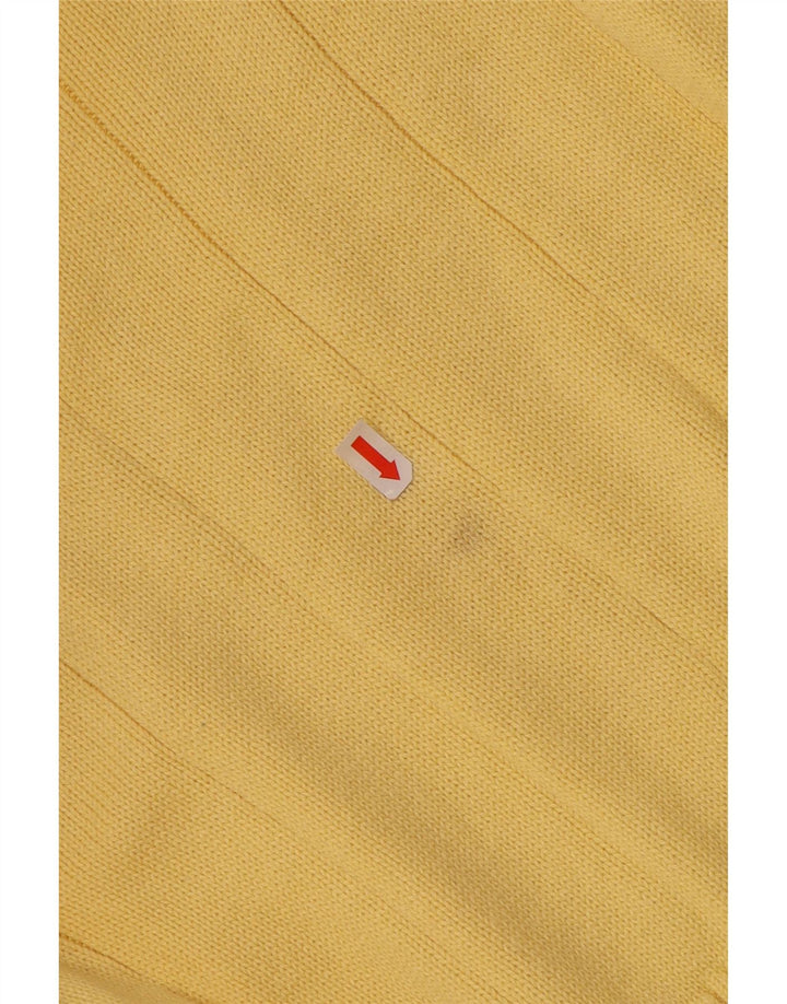 TOMMY HILFIGER Pulover cu decolteu în V pentru bărbați, bumbac XL galben