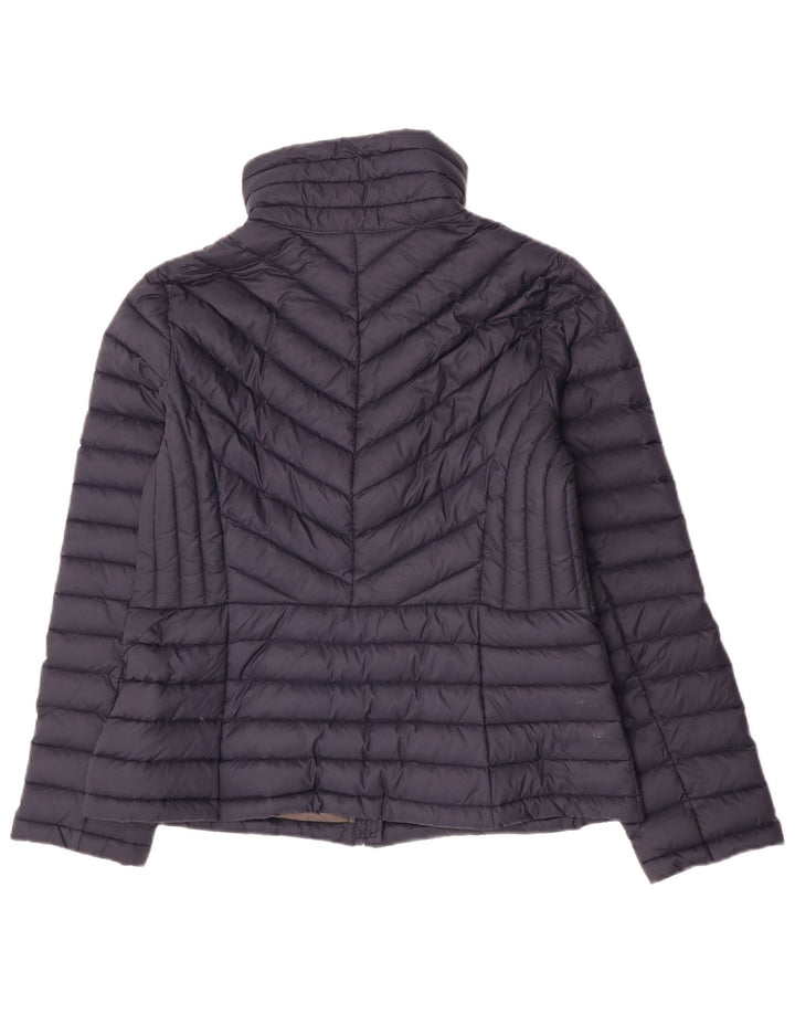 Jachetă căptușită pentru femei Michael Kors UK 14 Mediu Nailon bleumarin