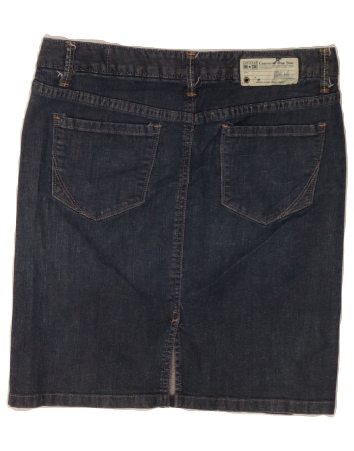 CONVERSE Womens Denim Skirt US 4 Small W30 Blue Cotton Vintage Converse and Second-Hand Converse from Messina Hembry 