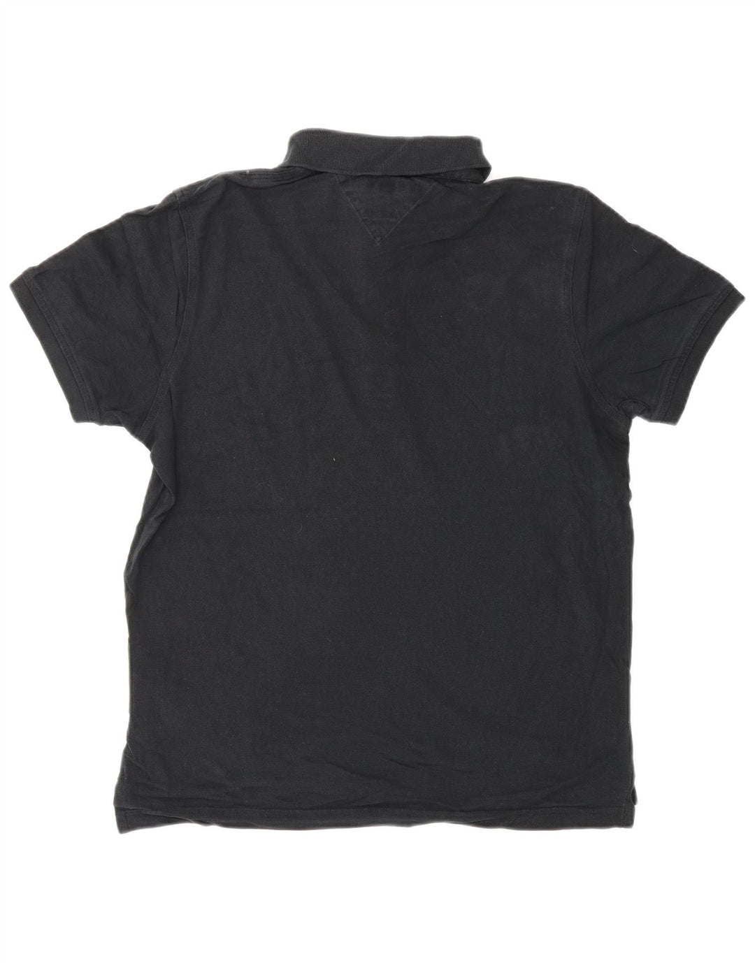 Tricou polo TOMMY HILFIGER pentru bărbați, bumbac mediu negru