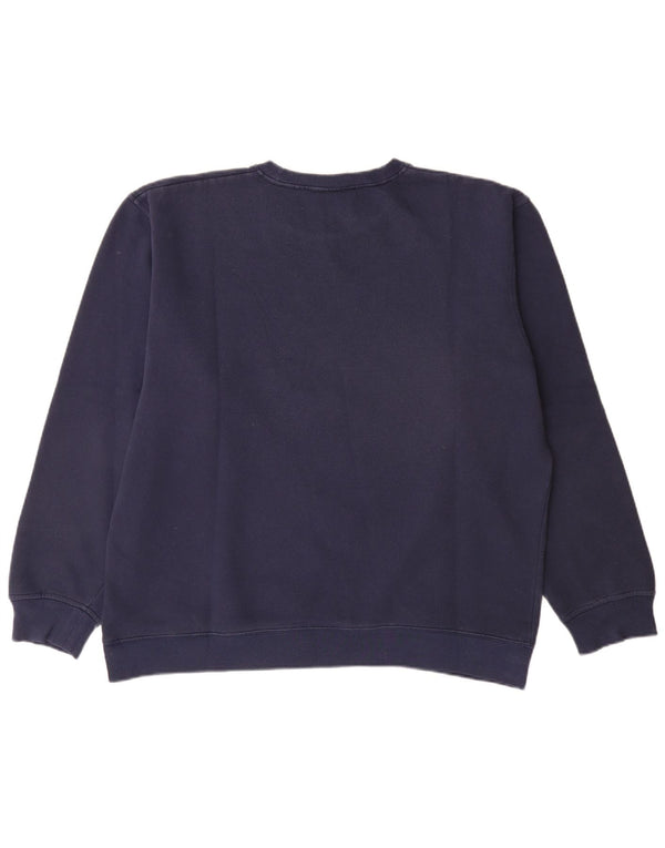 Hanorac grafic pentru bărbați Kappa Jumper XL Bumbac bleumarin