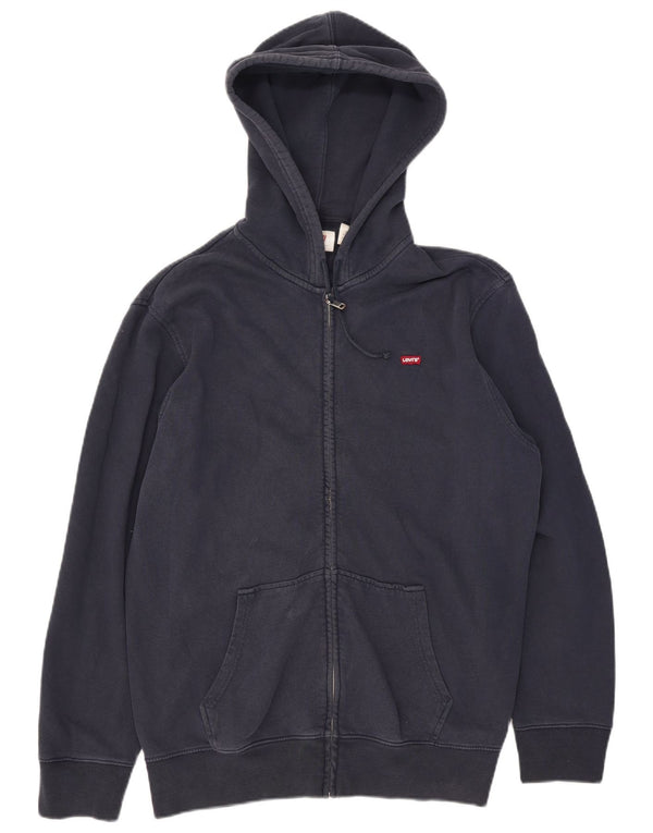 Pulover Levi's pentru bărbați, cu fermoar, bumbac, XL, albastru