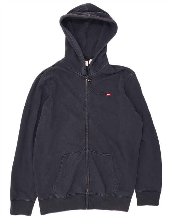 Pulover Levi's pentru bărbați, cu fermoar, bumbac, XL, albastru