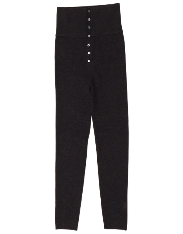 Leggings pentru femei cu talie înaltă Zara UK 14 Lână mare gri