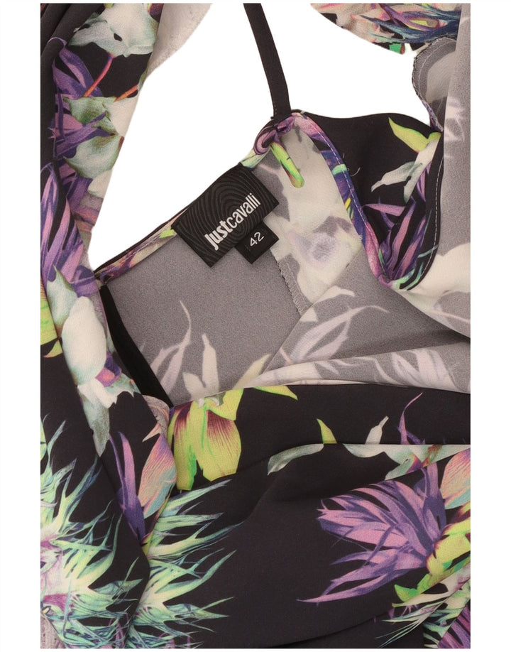 Rochie de damă Just Cavalli cu un singur umăr IT 42 Medium Multicolor Floral