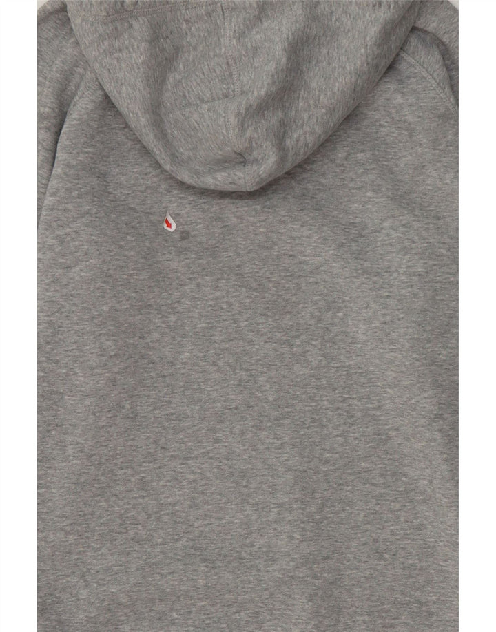 ADIDAS Mens Graphic Hoodie Jumper Medium Grey Cotton Vintage Adidas and Second-Hand Adidas from Messina Hembry 