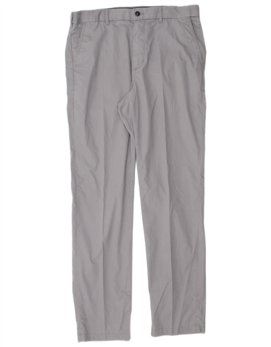 Pantaloni chino pentru bărbați de la Marks & Spencer, Blue Harbour, cu ajustare normală, L34 L33, gri