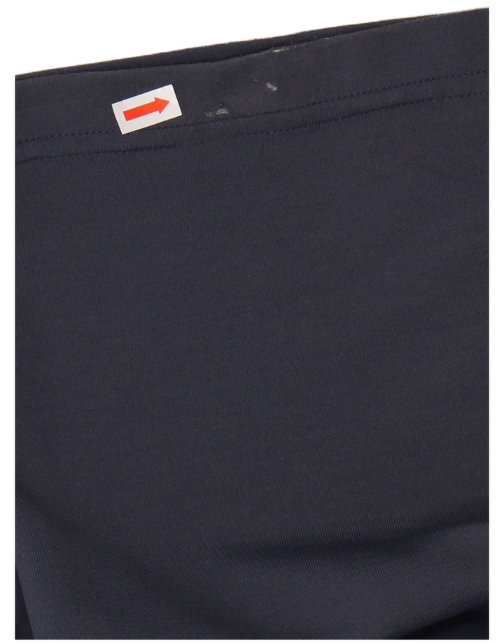 ASICS Womens Tracksuit Trousers UK 14 Medium Navy Blue Nylon