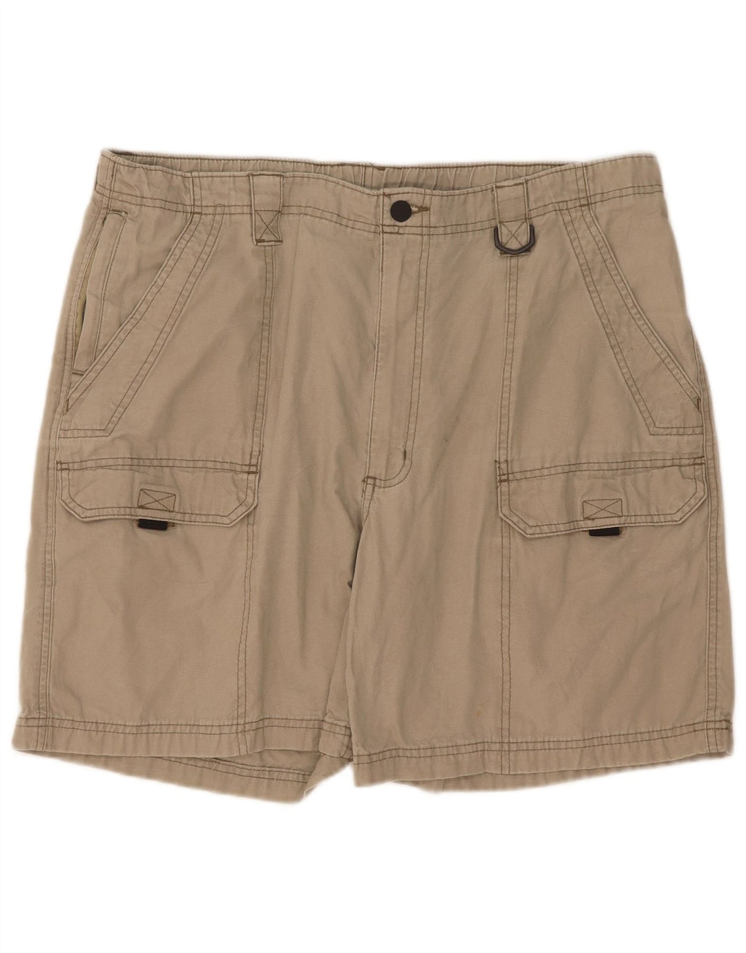 Pantaloni scurți cargo Wrangler pentru bărbați W38 XL, bumbac, bej