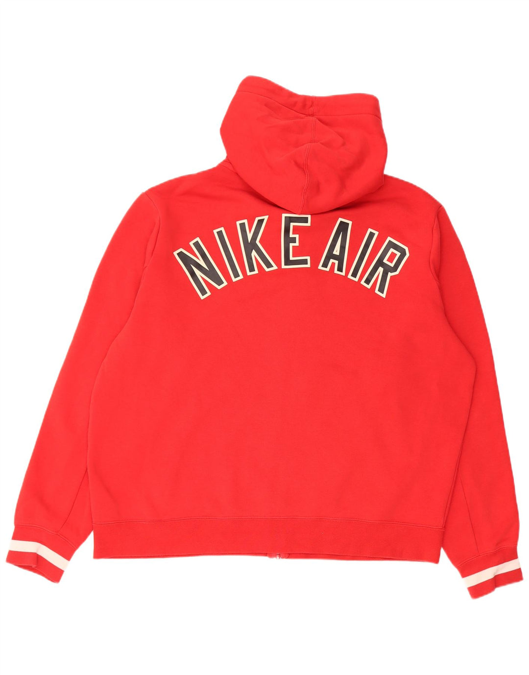 Pulover Nike Graphic Zip pentru bărbați, bumbac mare, roșu