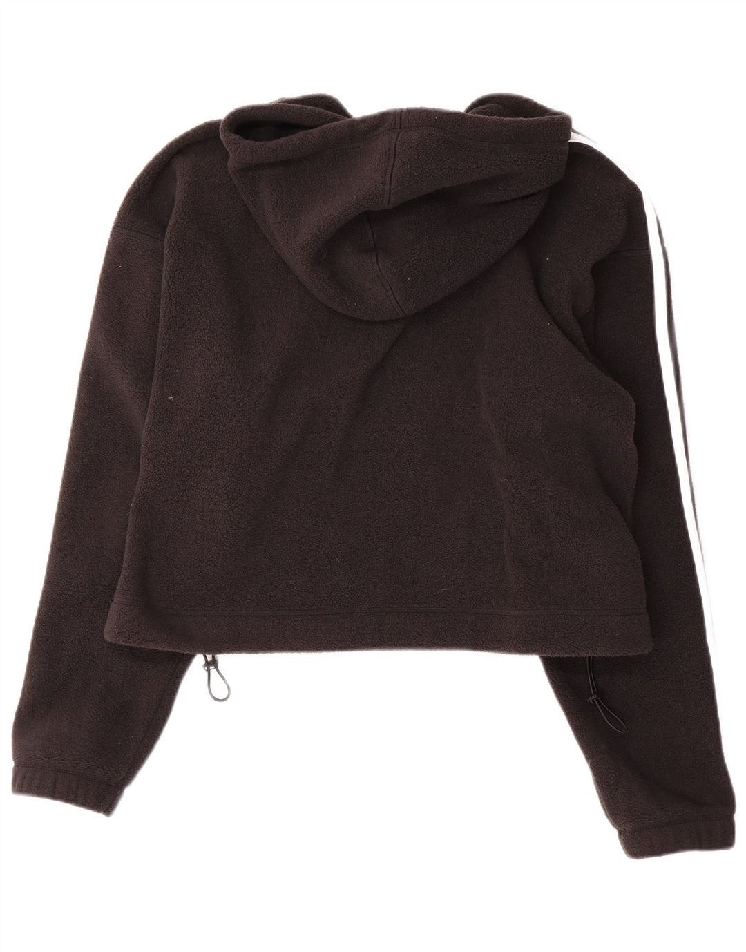 Pulover ADIDAS pentru femei Primegreen, supradimensionat, cu fermoar, UK 16, mare, negru