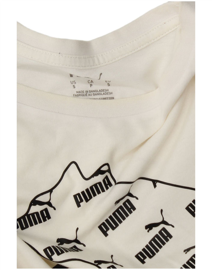 Tricou grafic Puma pentru bărbați Top Small White
