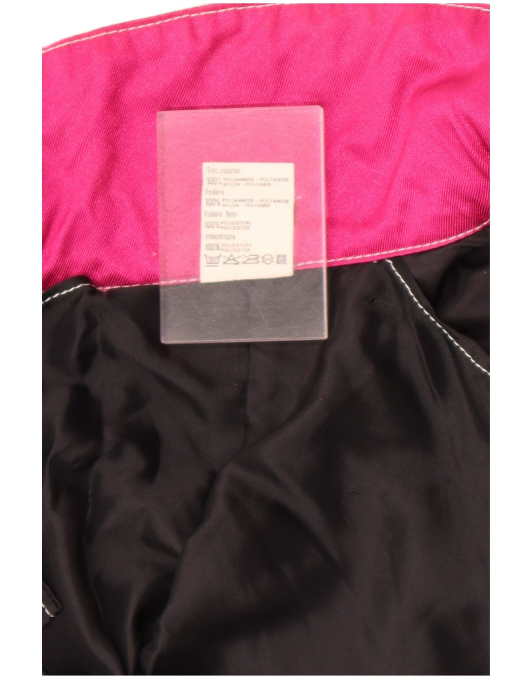 Jachetă vintage pentru bărbați UK 42 XL roz din poliamidă color bloc