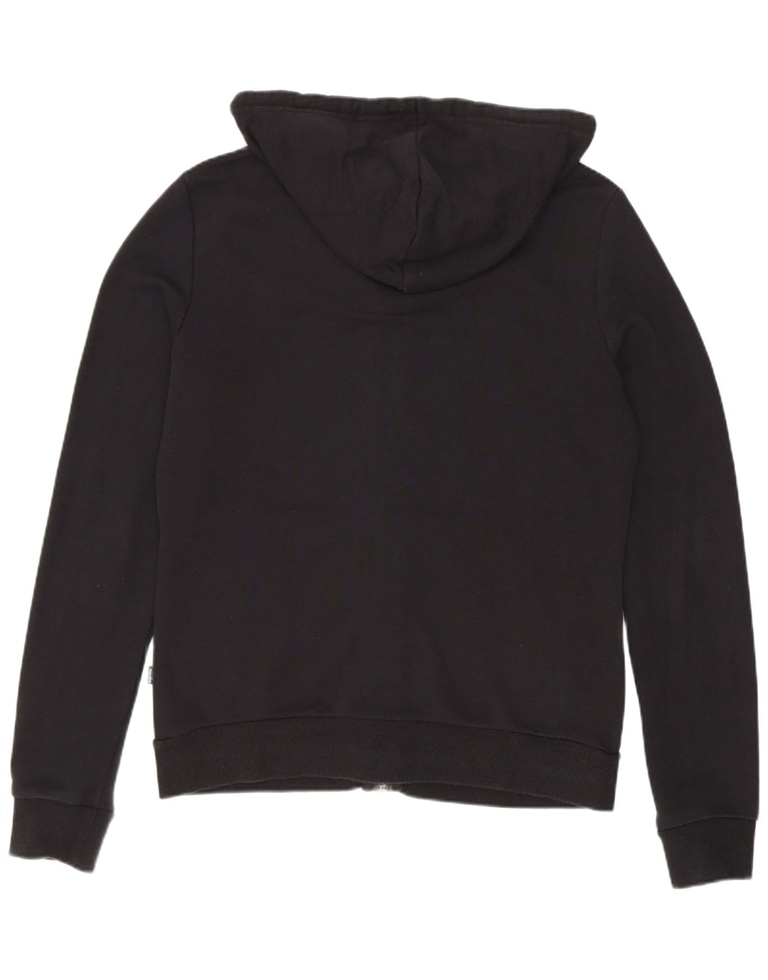 Pulover Puma pentru femei cu fermoar, UK 12, bumbac mediu negru