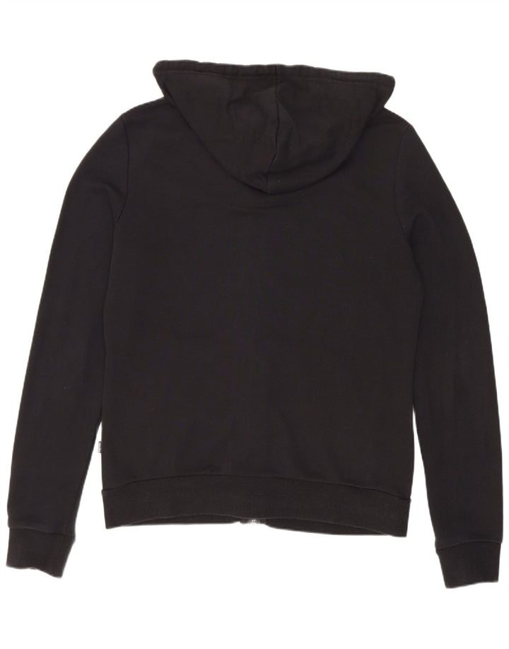 Pulover Puma pentru femei cu fermoar, UK 12, bumbac mediu negru