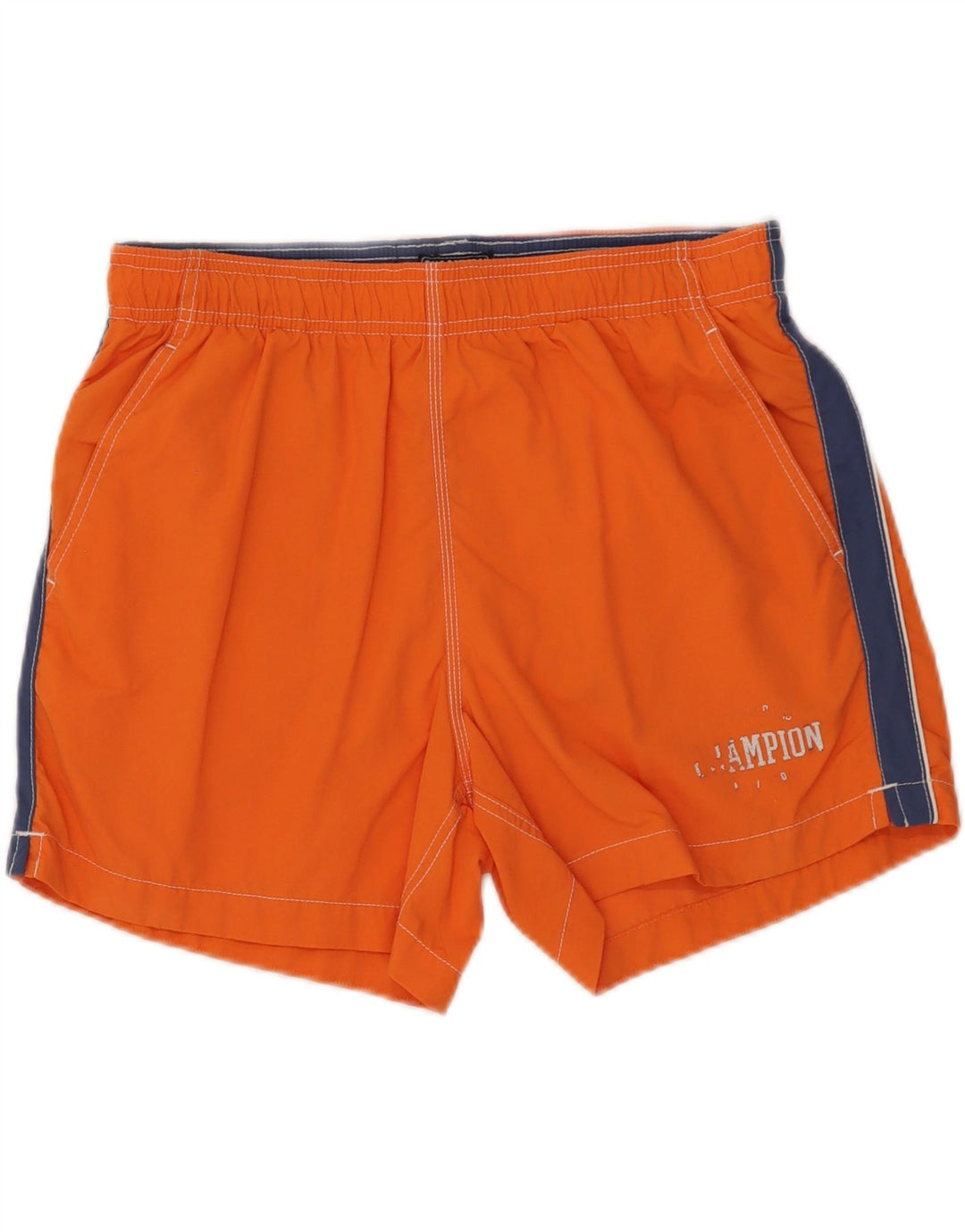 CHAMPION Mens Swimming Shorts Large  Orange Colourblock Polyester Vintage Champion and Second-Hand Champion from Messina Hembry 