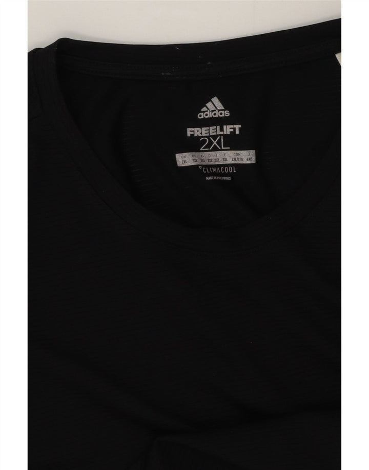 Tricou Adidas Climacool pentru bărbați Top 2XL Negru