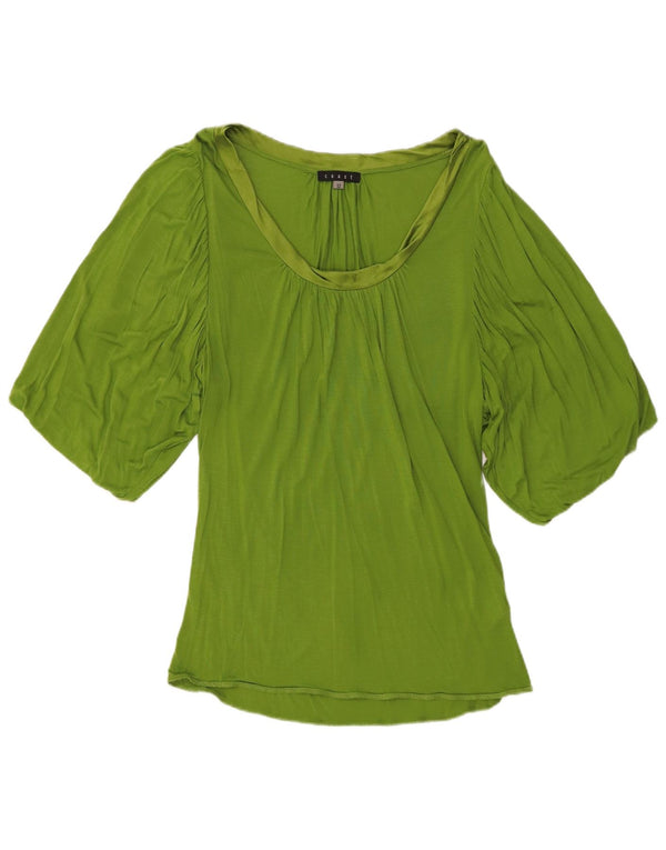 Coast Womens Blouse Top UK 12 Medium Green Modal