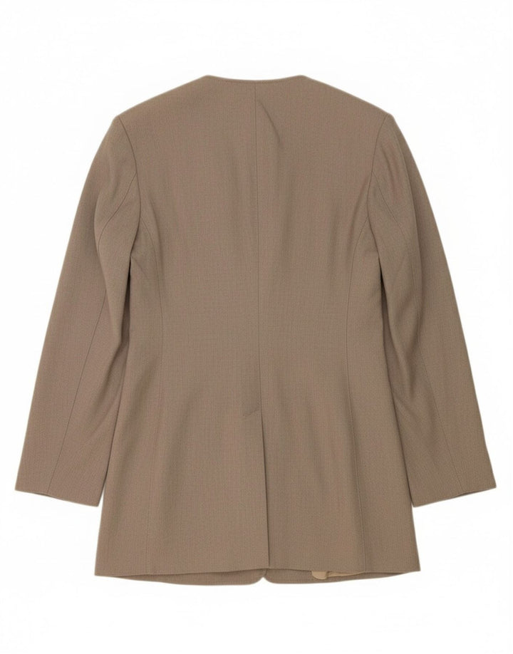 ELISA LANDRI Womens Double Breasted Blazer Jacket UK 10 Small Grey