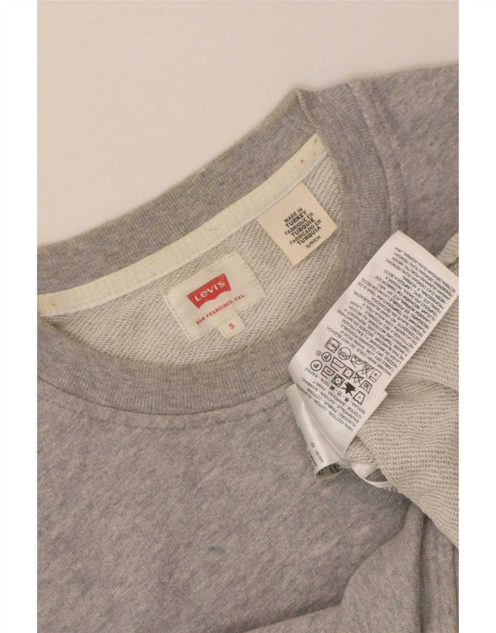 Pulover Levi's pentru bărbați, bumbac cu pete mici, gri