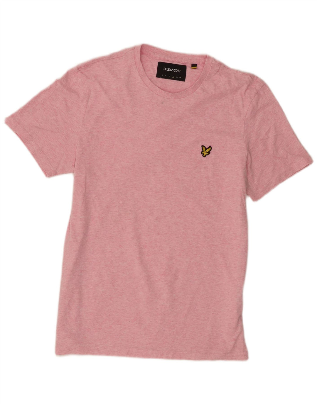 Tricou pentru bărbați Lyle & Scott Top mare din bumbac cu pete roz