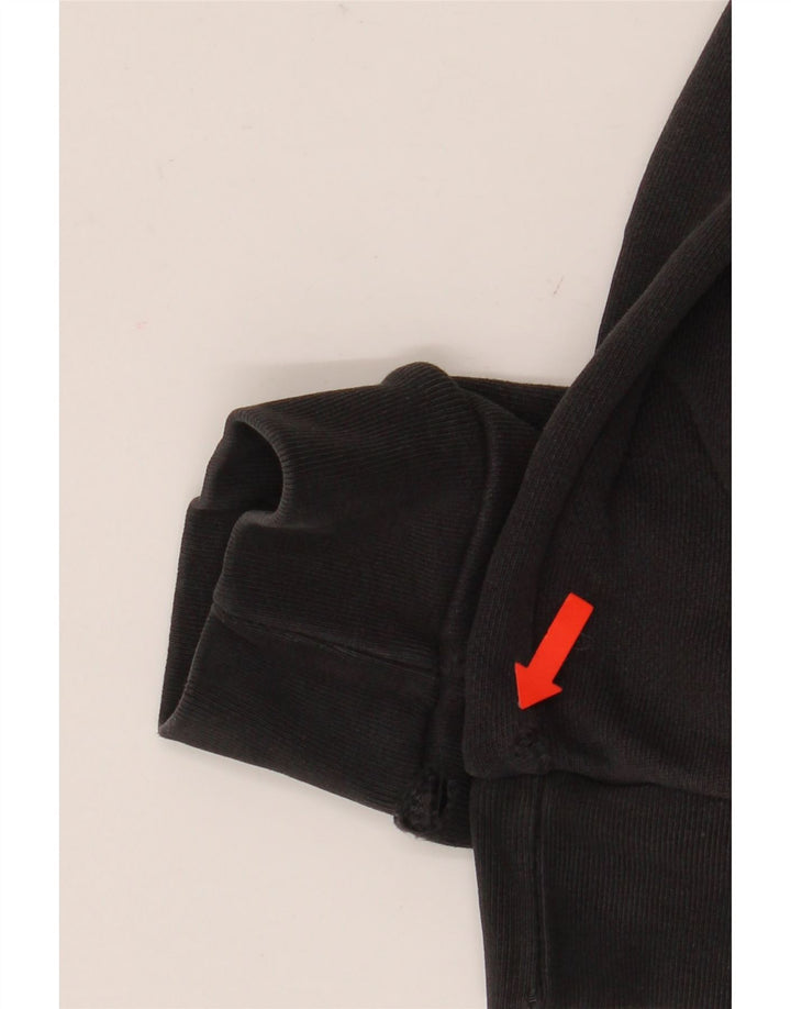 Hanorac grafic pentru bărbați Adidas Jumper mediu din bumbac negru