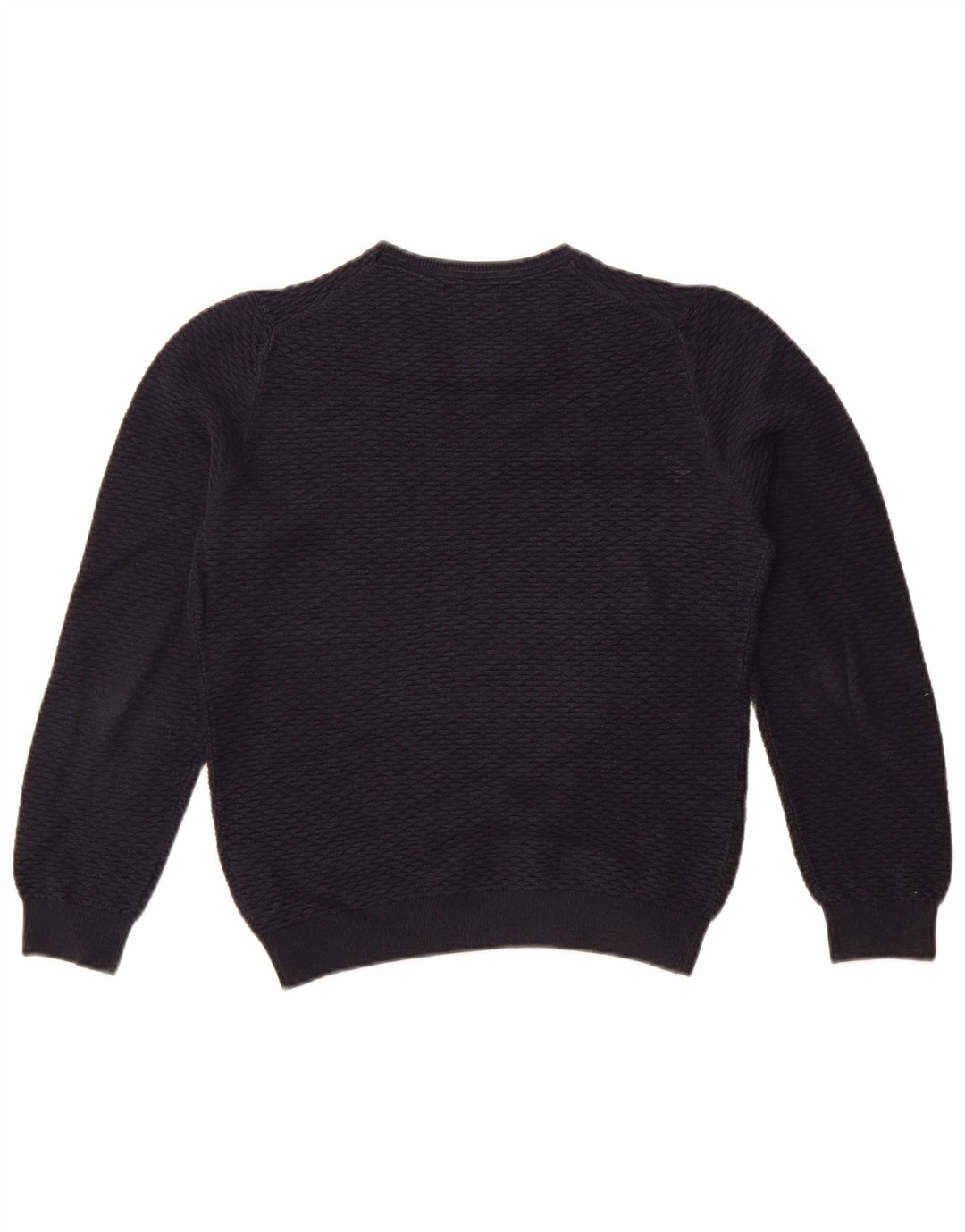 MASSIMO DUTTI Pulover pentru femeie cu gât de barcă, UK 10, bumbac, bleumarin, mic