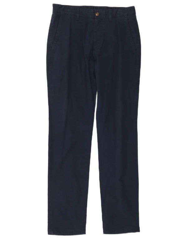 Massimo Dutti Pantaloni chino pentru bărbați, cu croiala lejeră, EU 38 Mici L30 L31 Bleumarin