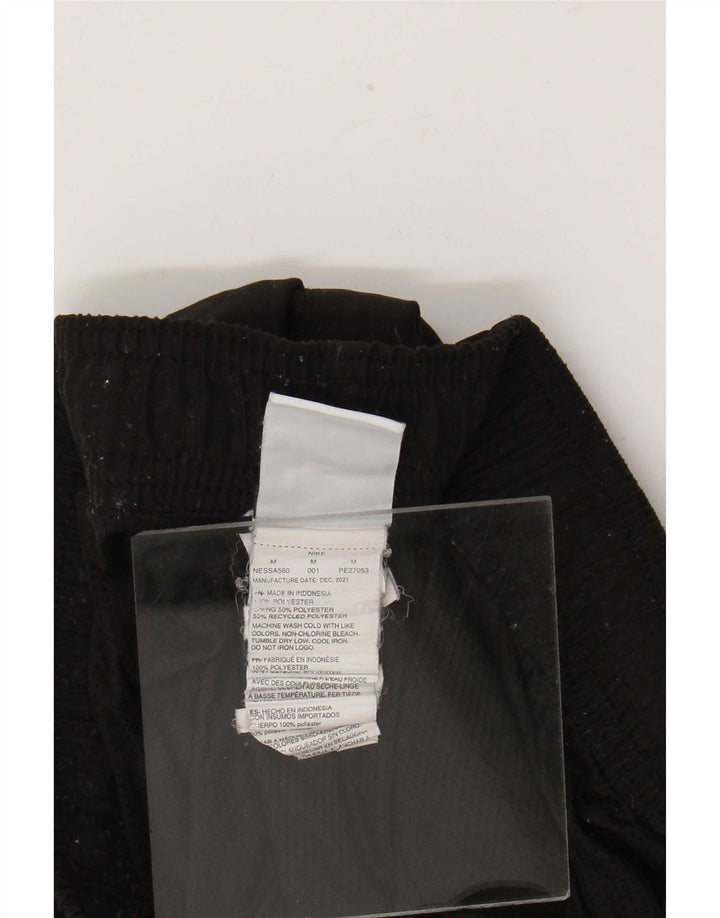 Pantaloni scurți sport Nike pentru bărbați, poliester mediu negru
