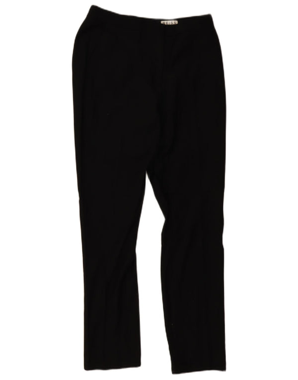 Pantaloni casual pentru femei Reiss slim Fit UK 8 Small W27 L28 Lână neagră