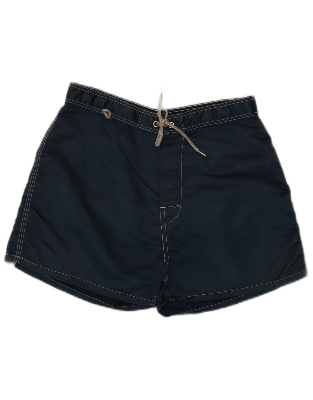 Pantaloni scurți de înot Sundek pentru bărbați, nailon cu dungi medii bleumarin
