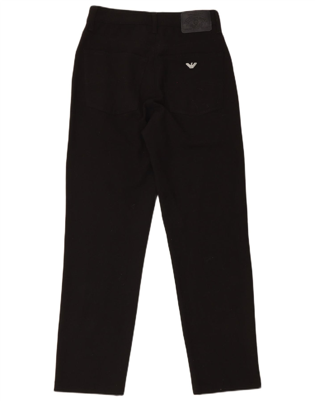 Pantaloni casual slim pentru femei Armani L31 L31 Lână neagră