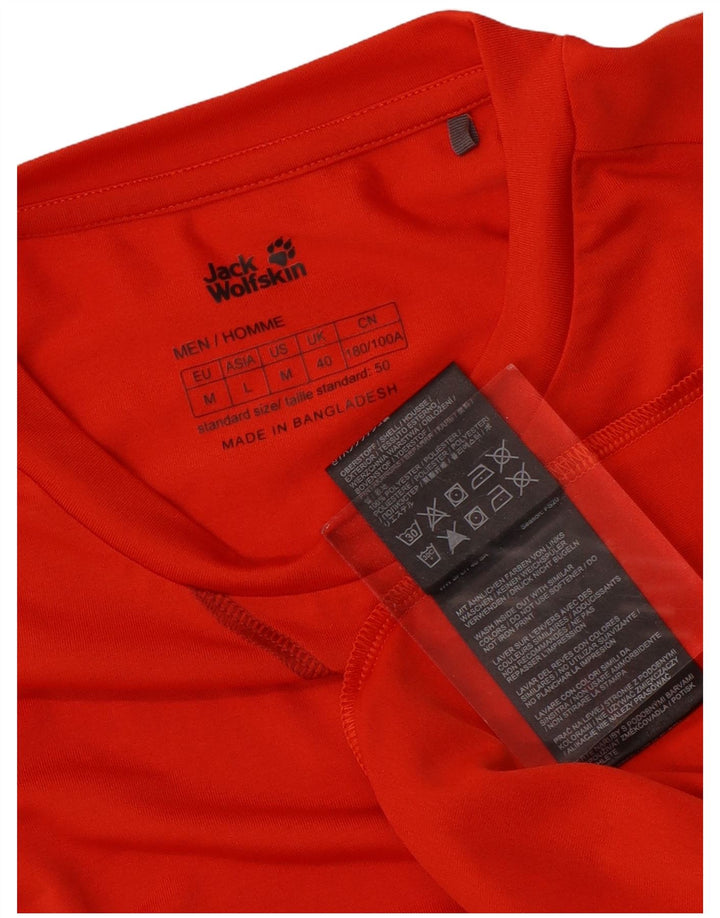 Tricou Jack Wolfskin pentru bărbați Top UK 40 Poliester portocaliu mediu